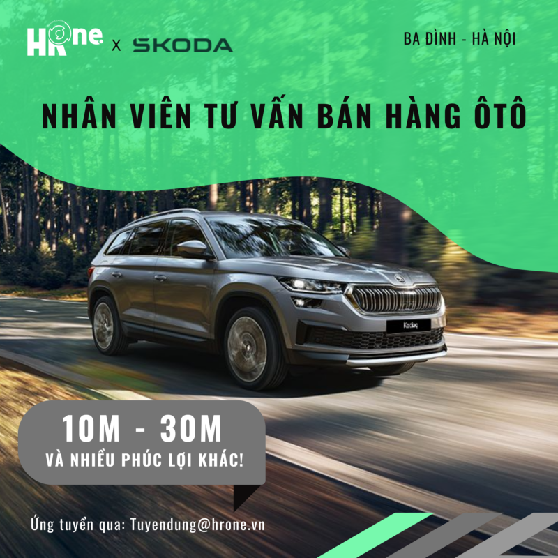 ô tô skoda đi trên đường